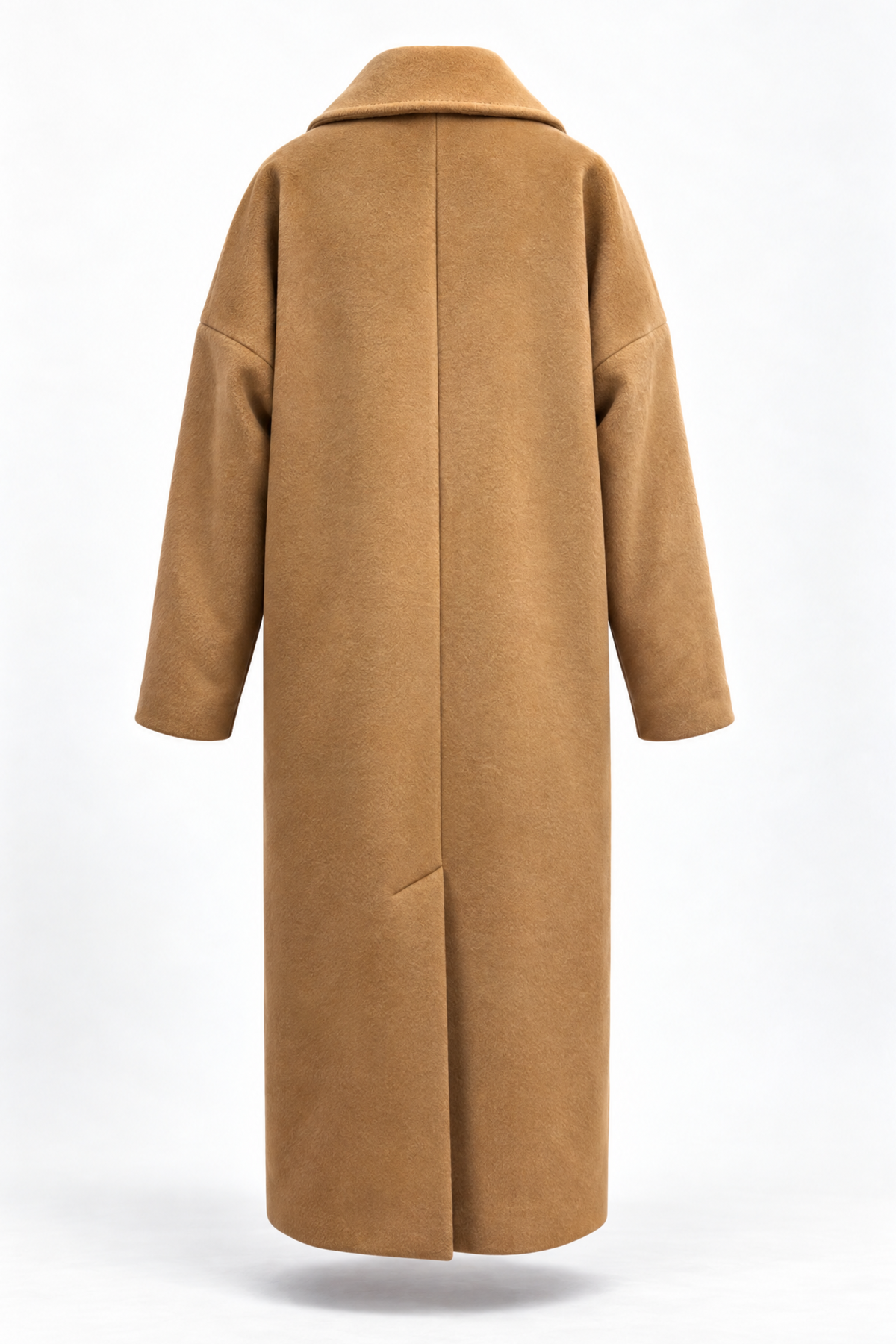 Camel fine wool coat