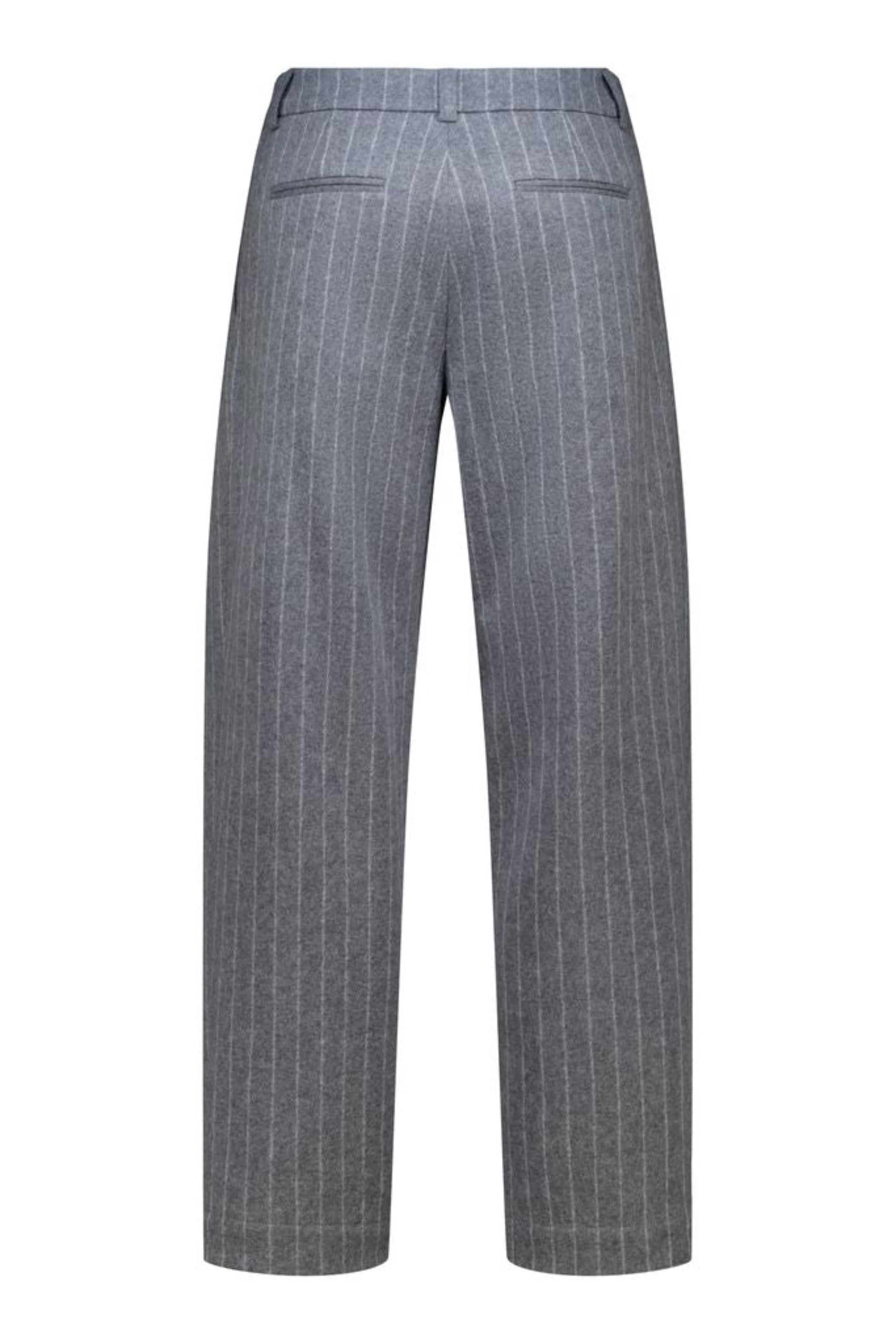 Gray pinstripe pants