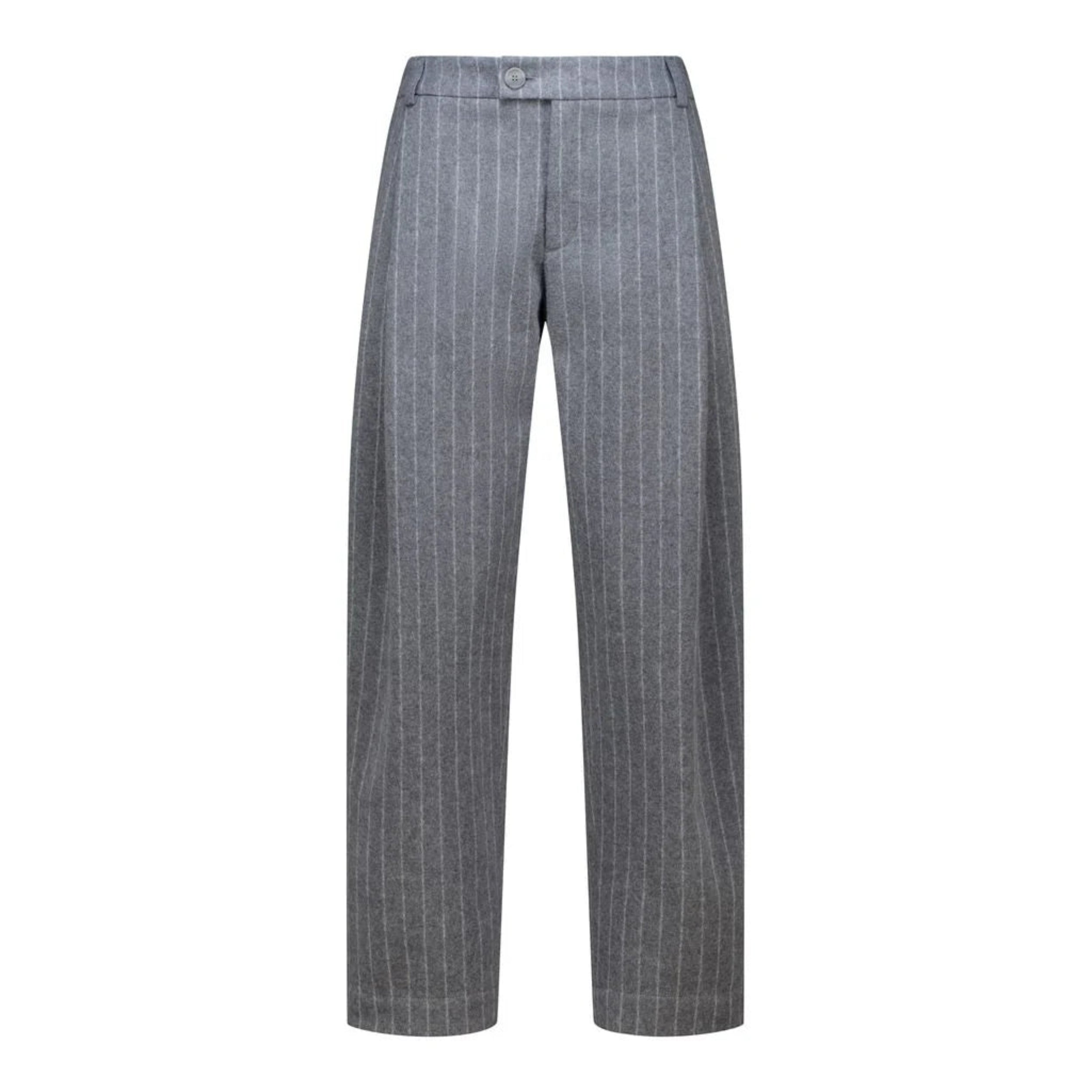 Grey wool trousers
