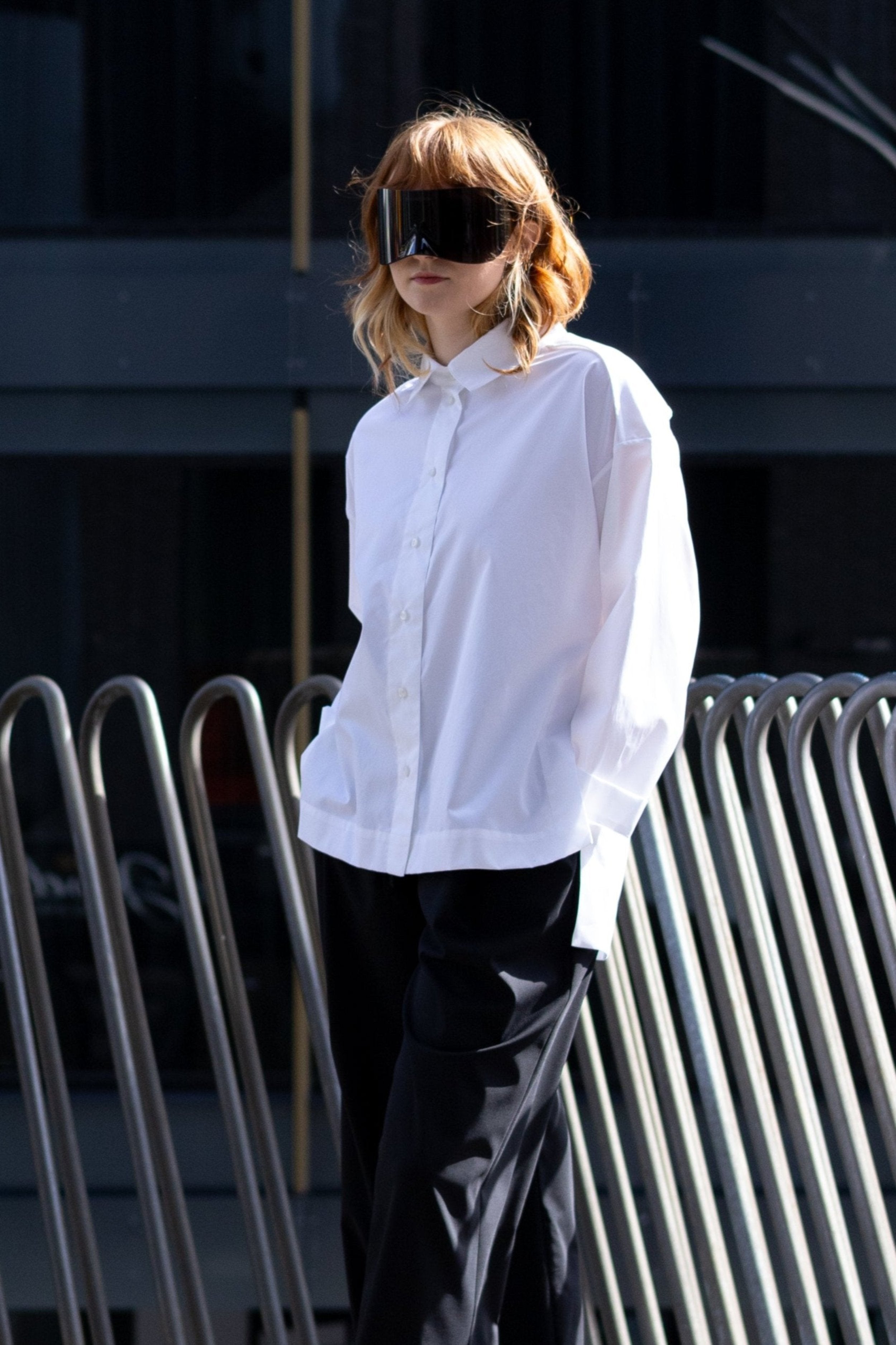 white blouse