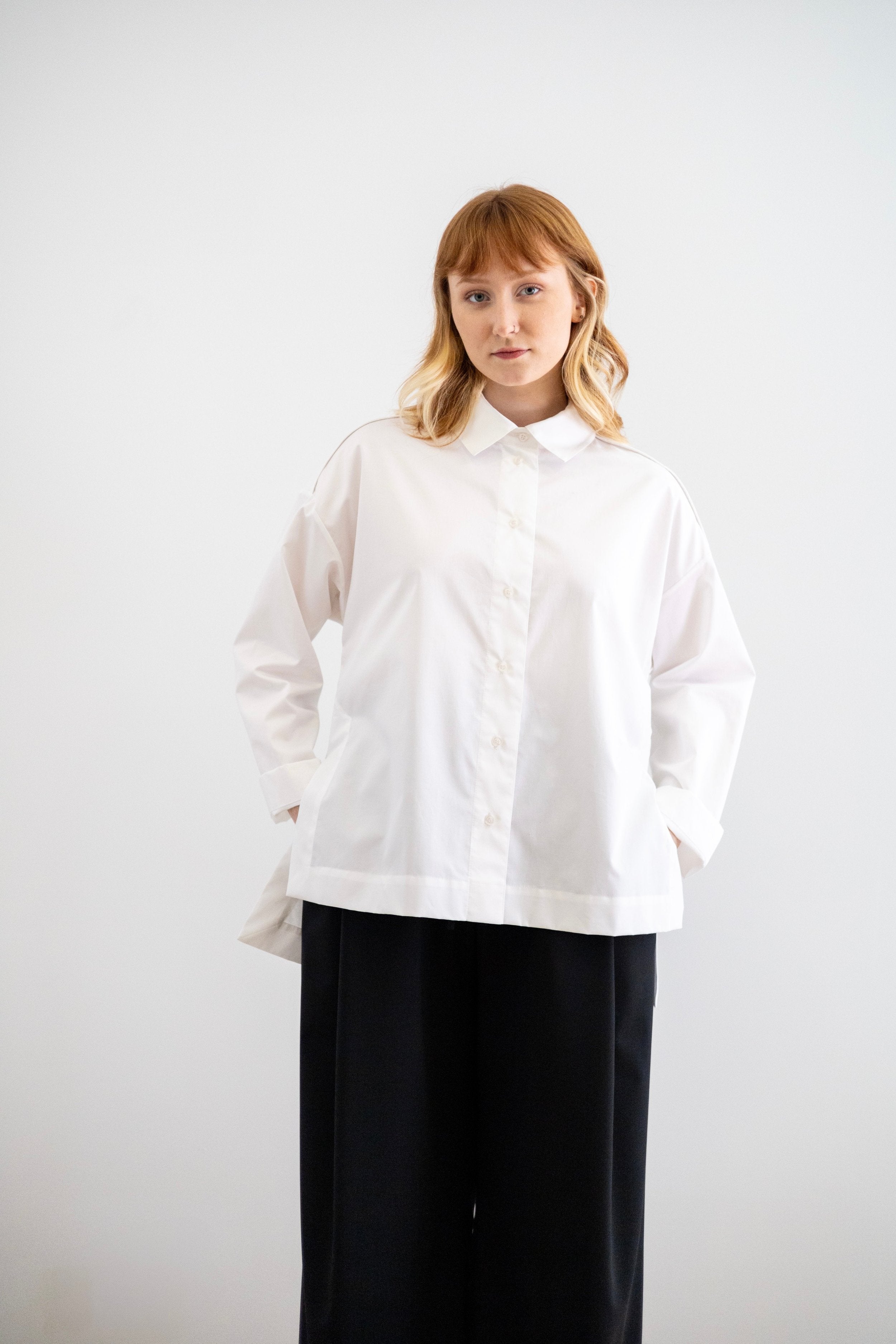 white shirt blouse