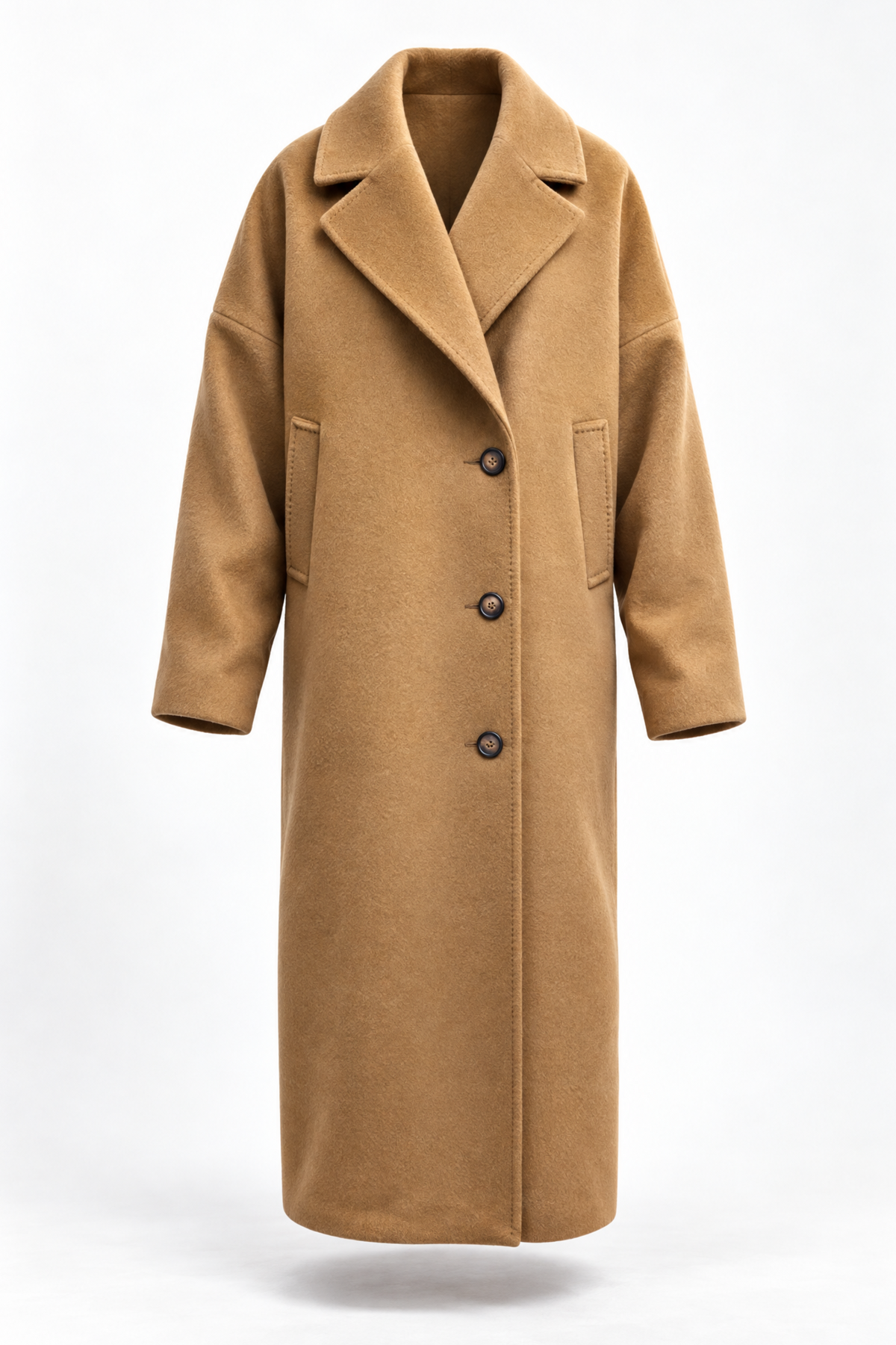 Camel wool coat