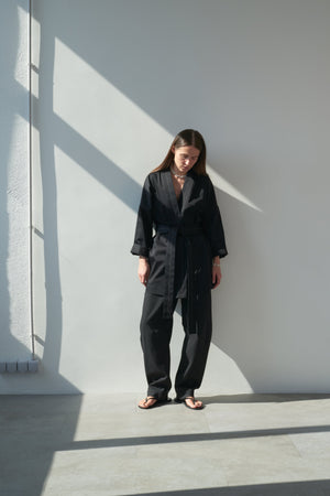 black kimono