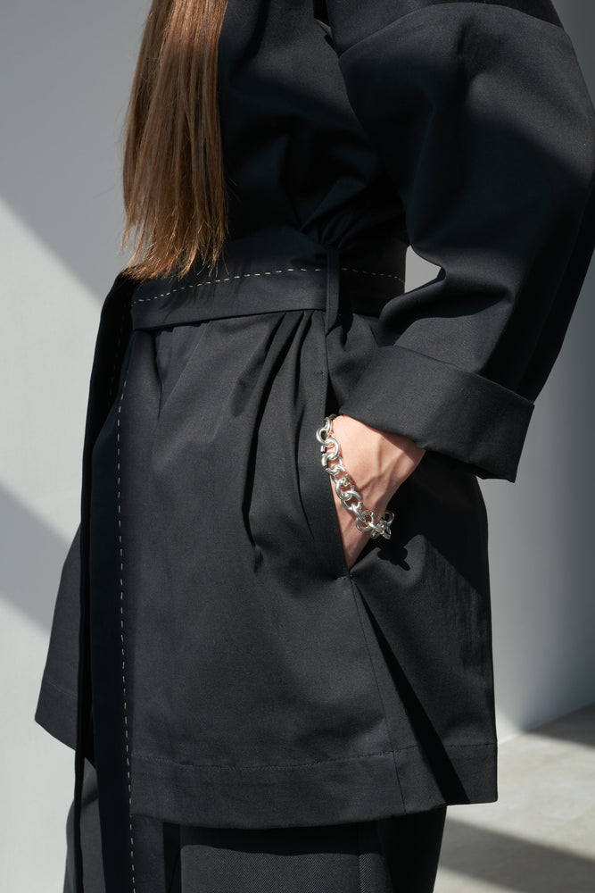 black kimono