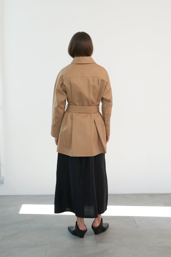 beige jacket