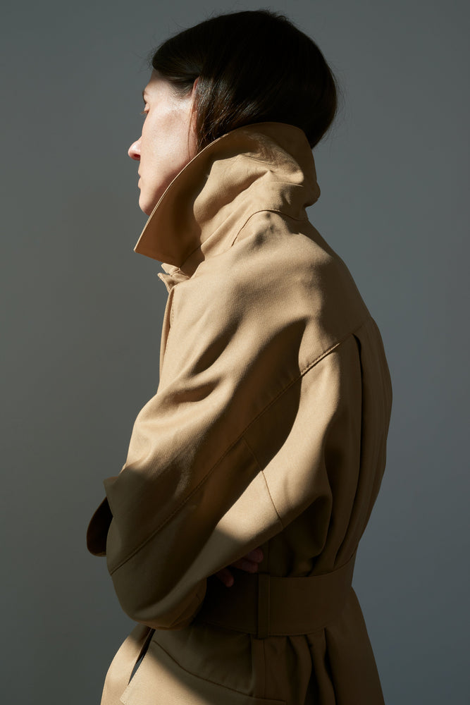 beige jacket