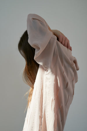 dusty pink dress