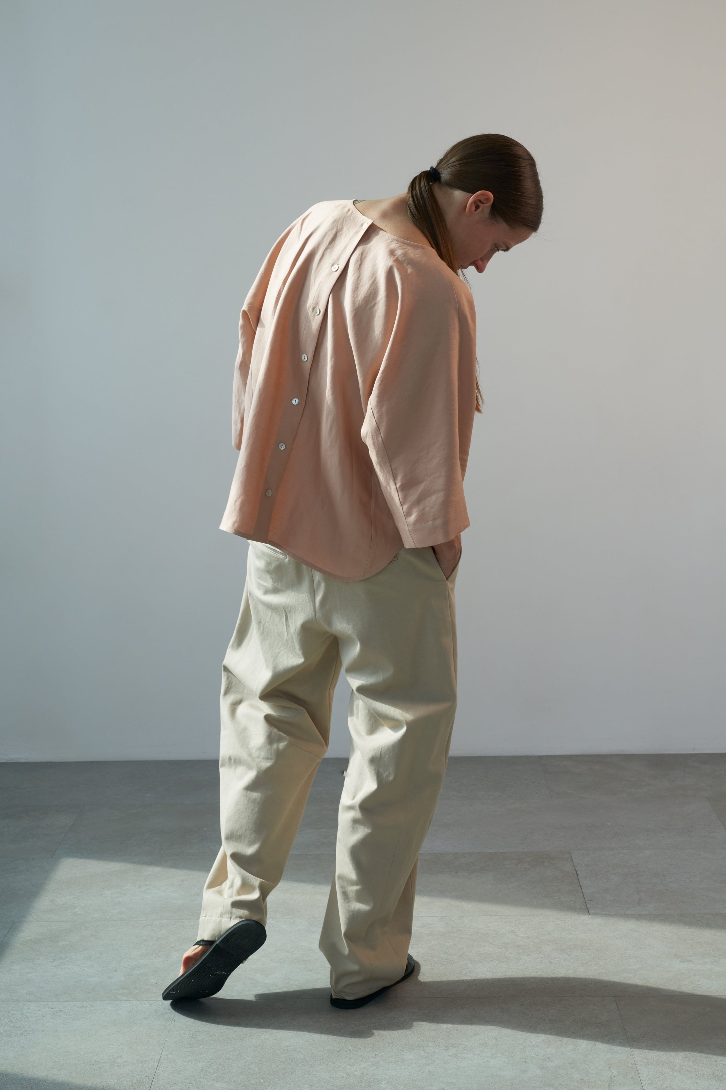 blouse in nude