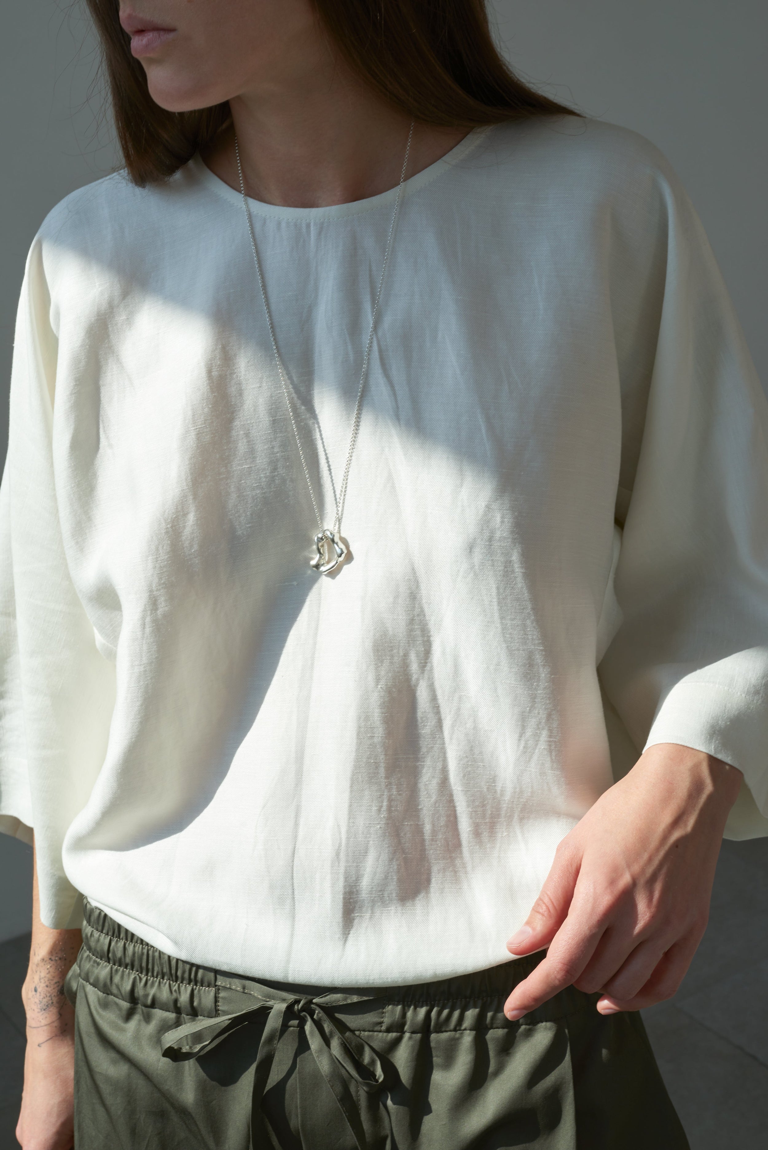 white blouse