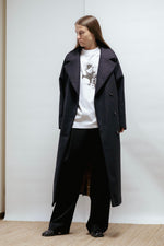 Dark grey wool coat