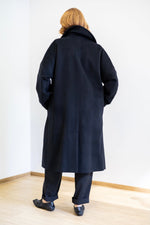 black wool coat